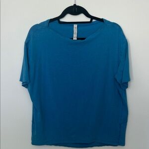 lululemon athletica Vibrant Blue Short Sleeve Tee